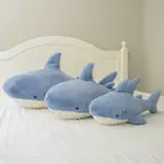 【鯊魚出沒】60CM鯊魚 鯊鯊 填充玩具(毛料鯊魚 0123018)