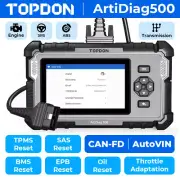 TOPDON AD500 Car Diagnostic Tool Auto OBD2 Scanner Code Reader SRS ABS PCM TCM
