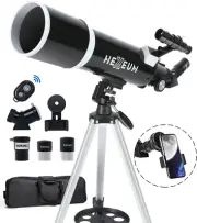 Telescope for Adults & Beginner Astronomers - 80Mm Aperture 600Mm Fully Multi-Co