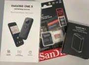 【New Unboxed, Sealed] INSTA360 Camera ONE X Enterprise Edition Plus Accessories