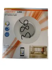15" Inch Sylvania LED LIGHTIFY, White Surface Light, Smart Home Compatible, NEW