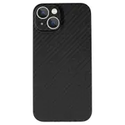 For iPhone 13 6.1 inch Lightweight Mobile Phone Cover,Precise Cutout Anti-collision Aramid Fiber Bac