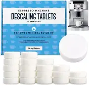 [20 Pack] Espresso Machine Descaler Tablets - Descaling & Cleaning Tablets for B