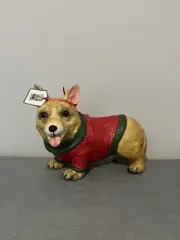 Blue Sky Clayworks Holiday Christmas Sweater Corgi Dog Figurine Christmas