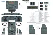 Bombardier Dash 8 Q-300 Efis Cockpit Training Poster 24in x 36in