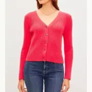 NWT Lotus Velvet by Graham & Spencer “Hydie” Cotton Cardigan Sz Small