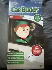 Christmas Inflatable Gemmy Airblown Elf Car Buddy 3ft Energy Efficient LED
