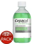 12 x Cepacol Mint M/Wsh 500Ml