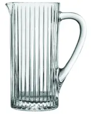 Barski Glass Pitcher Jug with Handle