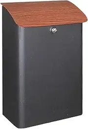 Exquisite Mailbox Galvanized Steel Mailbox Home Outdoor Post Box Lock Letter Box Flip Mail Boxes Large Capacity Drop Box Waterproof Parcel Box Safer