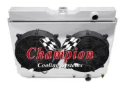 RC 2 Row 1" Tubes Radiator, 12" Fans and Shroud for 1959 - 1963 Chevrolet Impala (for: Chevrolet)