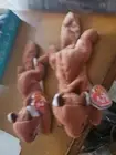 TY Beanie Baby - SLY the Fox (Brown Belly Version & Regular - 4th Gen Hang tag)