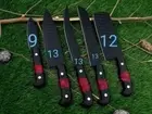 HAND FORGED STEEL BLACK COATING-CUSTOM CHEF KNIFE SET