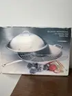 Retro Belgique 14” Electric Stainless Steel Wok Model #37111 1100 Watts Box