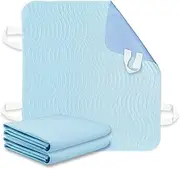 Senior Bed Pads, Washable Mattress Pad for Elderly with 4 Handles, Mattress Protector Pads Transfer Board, Waterproof Reusable Sheet for Bedridden Patients, 35.83x33.86 in