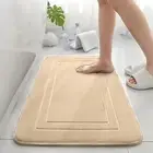 Quick-drying Shower Mat Easy to Clean Bath Luxurious Soft Memory Foam Quick Dry