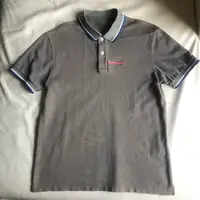 在飛比找蝦皮購物優惠-保證正品 PRADA 橄欖綠 網眼POLO衫 短袖 POLO