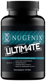 Nugenix® ULTIMATE Free Testosterone Booster & Libido Boost for Men 120 Capsules