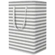 Laundry Basket Hamper Large Collapsible Laundry Hamper with Easy Carry Handles,Freestanding Clothes Hampers (75L,Grey)