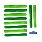Dual Multi-Surface Rubber Brushes Roller Brush for S9/S9+ Plus 9150 9550 Robot Vacuum Cleaner Replacement