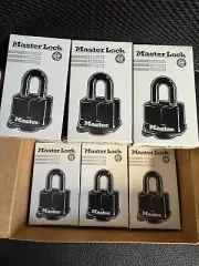 (6) Master Lock 312KA All Weather Locks Keyed Alike with 2-Keys #2727 New
