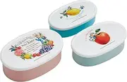 Skater SRS3SAG-A Bento Box, Sealed Containers, Storage Containers, 3 Pieces, 30.2 fl oz (860 ml), Peter Rabbit Made in Japan
