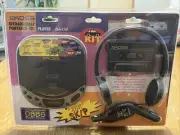 NEW KOSS CDP617CP Portable CD Player Anti-Skip Bass Boost Car Kit NOS Headphones