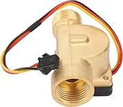 ASHATA Water Sensor Brass AntiTemperature Pulse Meter Lightweight Flexible Water Sensor Good Performance for Credit Card Machines