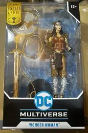 NEW Wonder Woman DC Universe Gold Label Todd McFarlane Action Figure 7" NIB