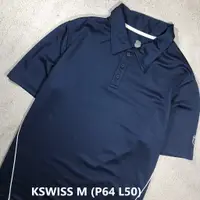 在飛比找蝦皮購物優惠-Kswiss 海軍藍運動 Polo 衫 T 恤