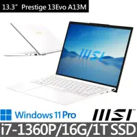 在飛比找momo購物網優惠-【MSI 微星】13.3吋i7商務筆電(Prestige 1