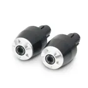 STORM CNC Silver Bar Ends For Honda Shadow VT 750 08 09 10 11 12 13 14 15 -MC