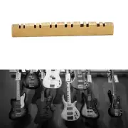 Classical 12 String Guitar Nut Flat Bottom Electric Guitar Pre-Slotted Brass Nut