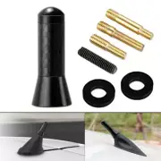 3.5cm Carbon Fiber Aluminum Car Short Stubby Mast Antenna w/ Screws Accessories (for: Ford)