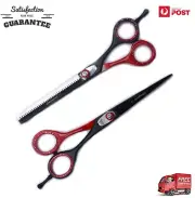 Professional Barber Hairdressing Scissors Thinning Hair Cutting Shears 6.5" Set