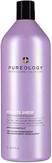 Pureology | Hydrate Sheer | Moisturising Conditioner, For Fine, Colour Treated Hair, Vegan Formulas, Sulphate Free, 1000ml