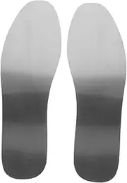 Ipetboom 2Pcs Stainless Steel Insoles for Men and Women Puncture Inserts for Work Boots and Outdoor Activities Durable Non Slip Design Suitable for Safety Shoes