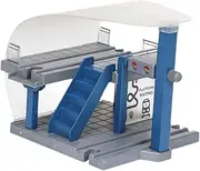 Guohetuk Train Track Set, Simulation Accessories, Parts for Educational Activities, Dark Blue