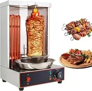 Electric BBQ Grill, 3000W Table Indoor Electric Grill with 0-300°C Adjustable Temperature and Smokeless 360 Rotating, Vertical Rotisserie Oven with Easy to Clean Anti-Scalding Design, for Home