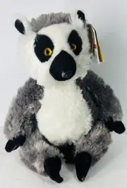 Aurora 11” Ring Tailed Lemur Plush Stuffed Animal Signature Collection
