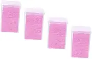 Eyelash Glue Remover Wipes 800pcs Glue Wipes for Nail Beauty Nonwoven Nail Glue Cleaning Sheets Glue Bottle Wipers Portable Lash Extension Glue Cleaning Pads