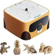 BeaverBot Cardboard Cutter for Kids, Safe DIY Cardboard Construction Tool Set, Educational Craft Toy for Boys and Girls Aged 3+, Perfect for Creativity Projects with 3D Models