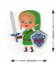 Patch Legend of Zelda Link Iron On Sew Embroider Clothes Bag Accessories
