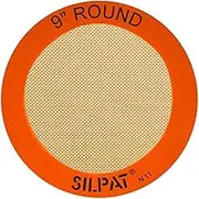 Silpat Round 9 Inch Baking Mat Orange