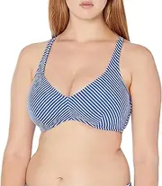 Seafolly Women's F Cup Halter Bikini Top Swimsuit with Underwire