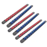 6pcs 1/ 2 Drive Socket Rack Metric Socket Tray Socket Rail