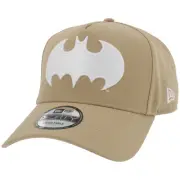 Batman Khaki New Era A-Frame 9Forty Adjustable Hat Beige