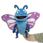 Butterfly/Honeybee/Ladybugs/Caterpillar/Ant Hand Puppet Open Mouth Plush Toy A