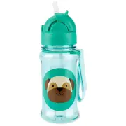 Zoo Tritan Renew Straw Bottle - Pug