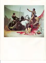 1978 full Color Plate "Roman Chariot" by Frank Frazetta Fantastic GGA Print